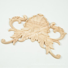 Hand carved solid wooden decorative onlays